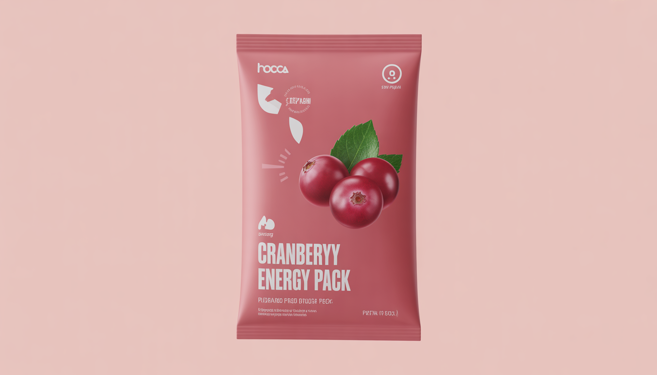 Tranbär energi pack förpackning